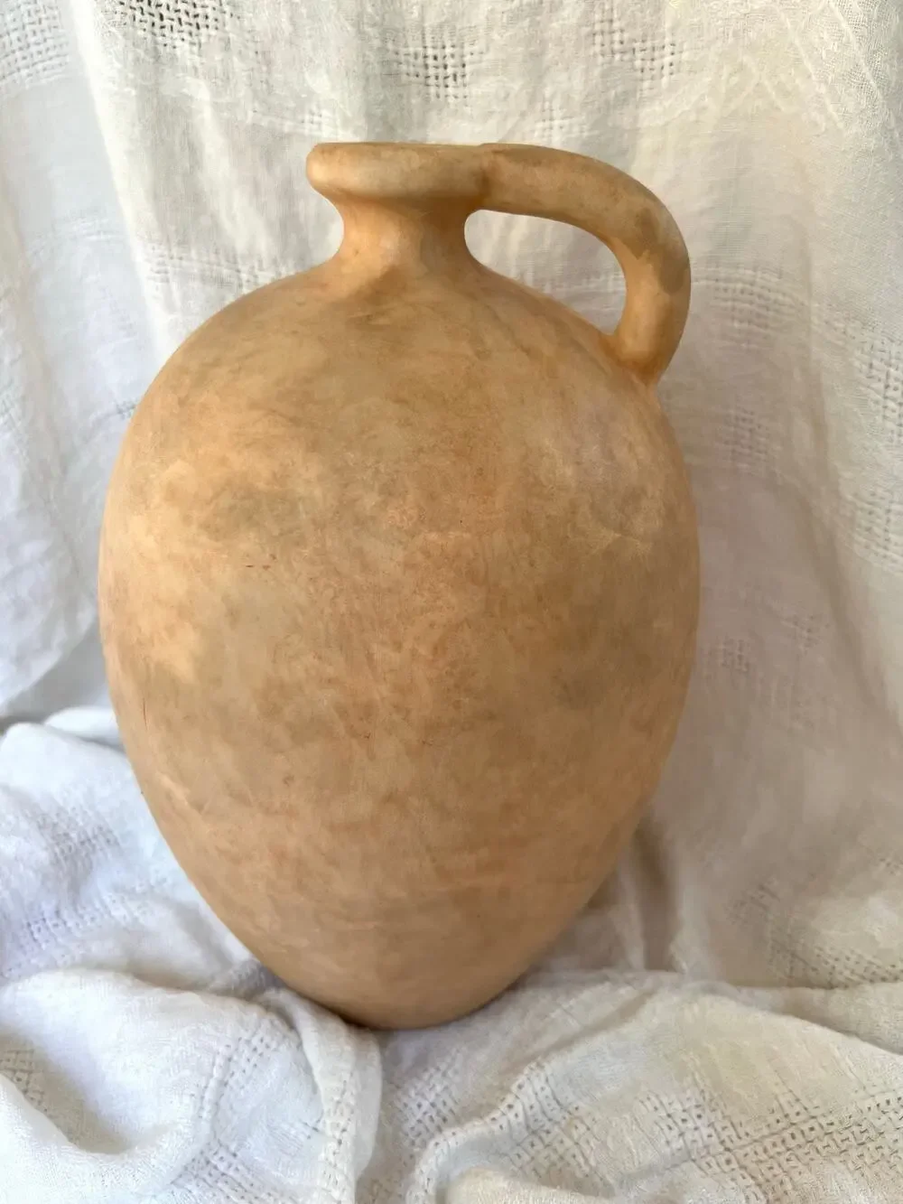 NEW‎ Threshold Studio McGee Weathered Jug Vase Big Earthenware Rustic Brown 10x7